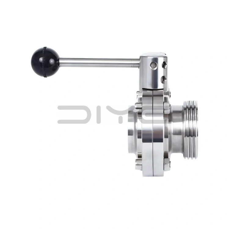 Katup Kupu-kupu Berulir Las Sanitasi