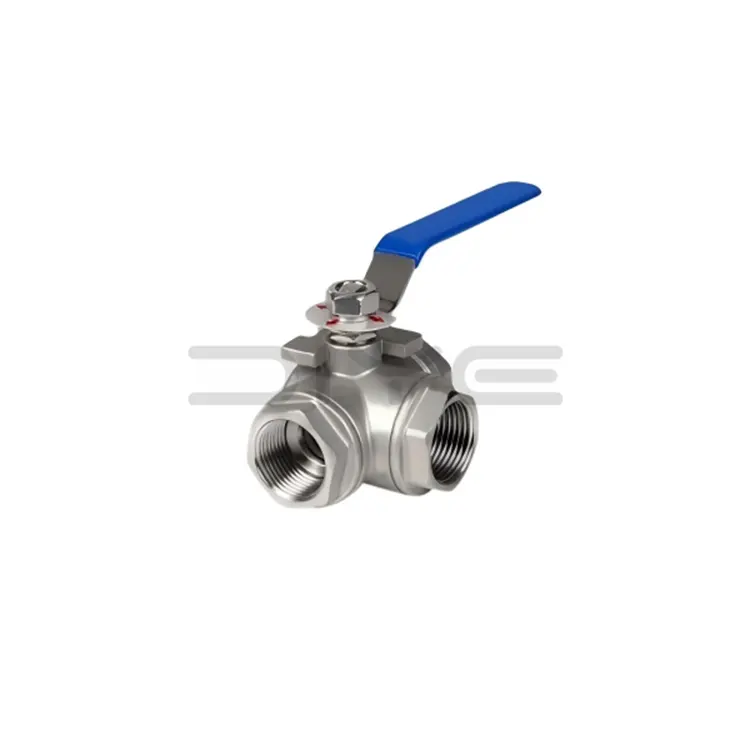 Katup Bola 3 Arah Berulir Stainless Steel